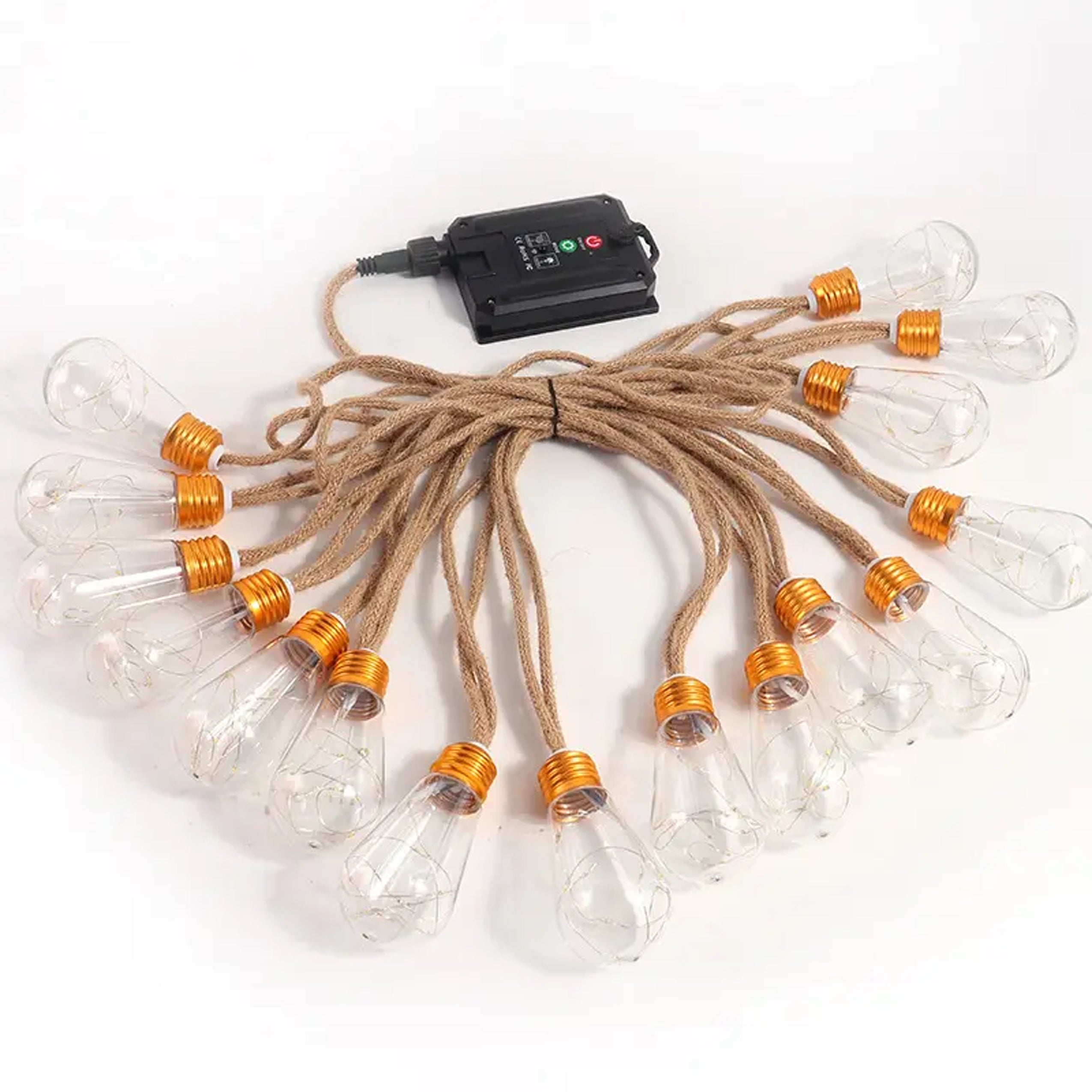 DECORATIVE SOLAR GARDEN LIGHTS LED GARLAND 8m 16 BULBS VERY NICE Manufacturer code GIRLANDA SOLARNA 8M 16 LED Żarówek Ogrodowe