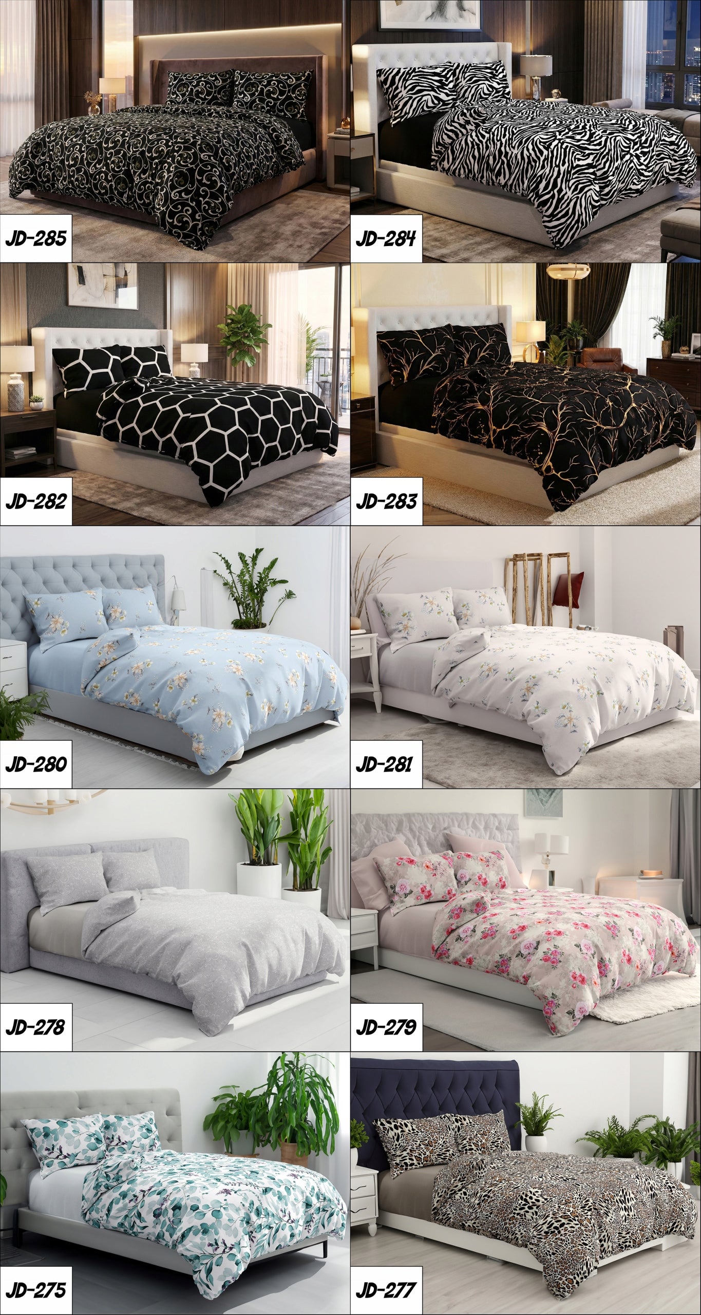 DECORATIVE SPRING BEDDING 140X200 + 2 PILLOWCASES DOUBLE-SIDED SET Pillow dimensions 70x80cm