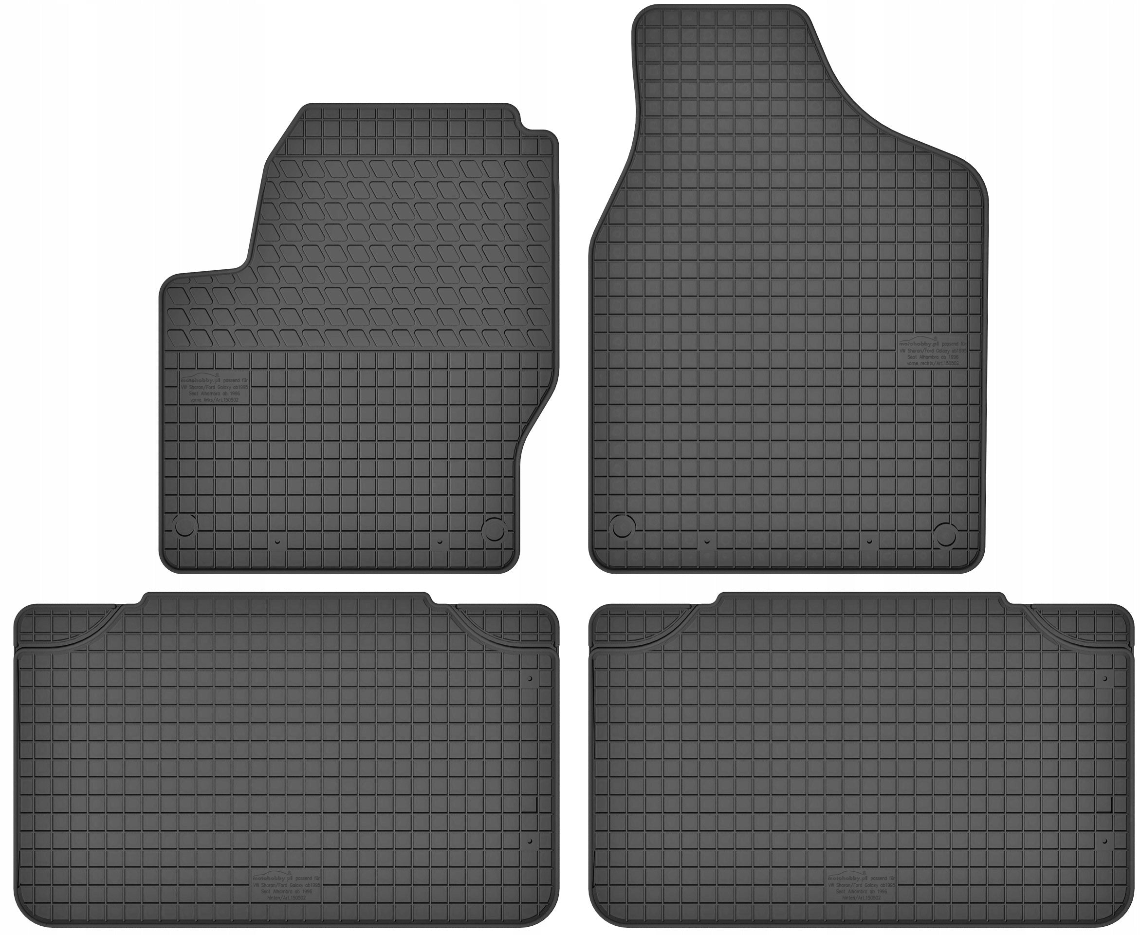 DEDICATED rugs for Ford Galaxy +STOPPERS