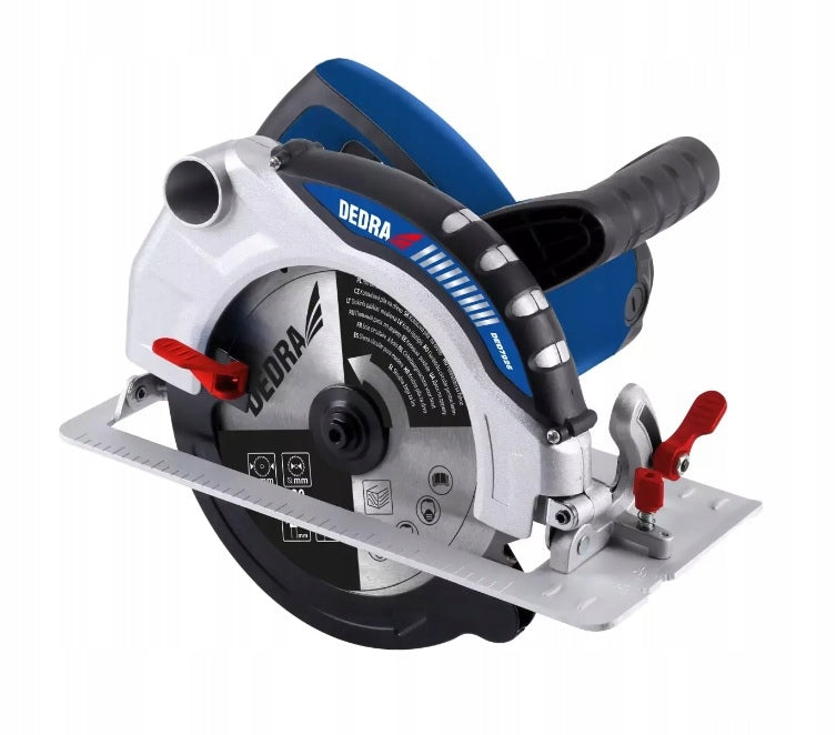 DEDRA CIRCULAR HAND SAW 1800W 210mm CUTTING 70mm COUNTRY 25,4mm