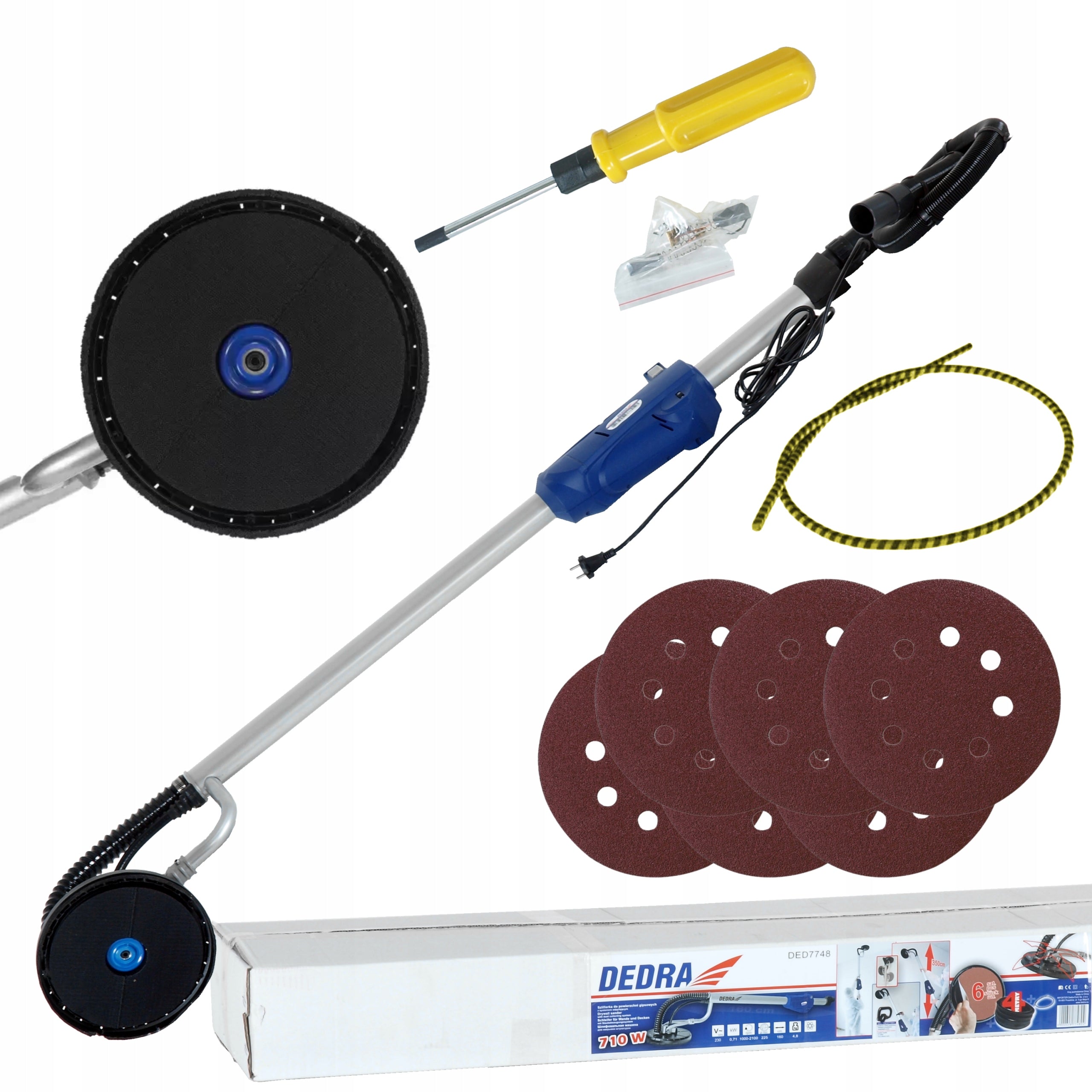 DEDRA DED7748 GIRAFFE GYPSUM GRINDER PLASTER WALL FINISH MASHER 710W