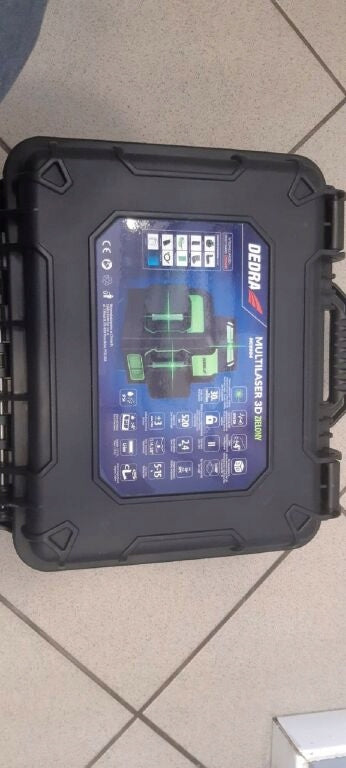 DEDRA MC0904 LEVEL CROSS LASER 3D 360° Horizontal line display angle 360°