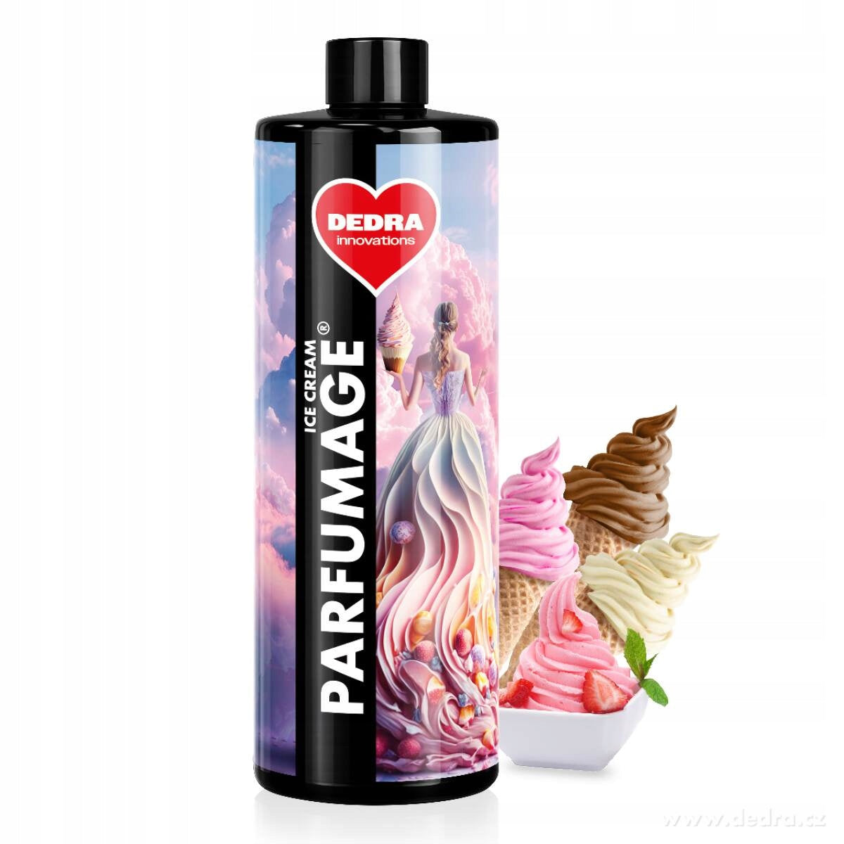 DEDRA PARFUMAGE ICE CREAM Parfém na praní 500 ml