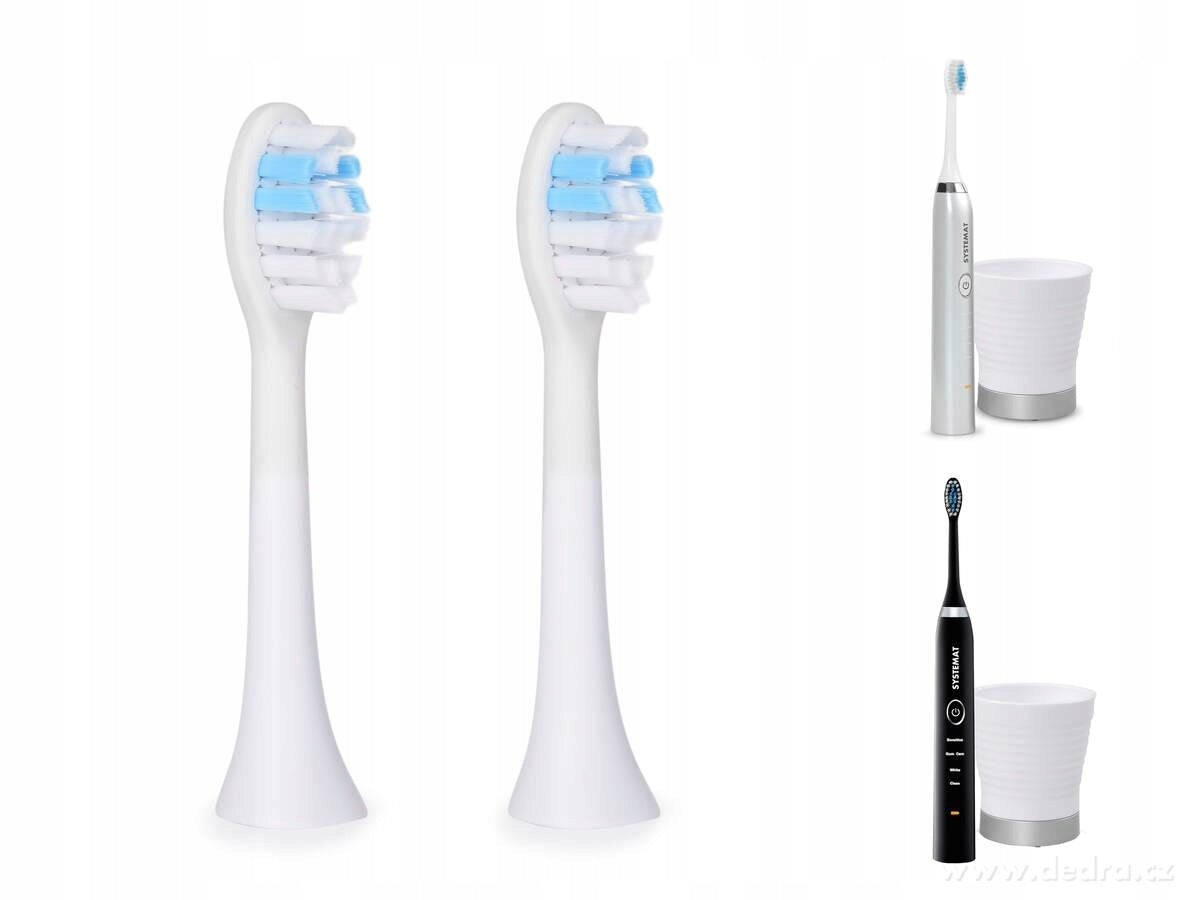 DEDRA SONISSIMO DENTAL 2 ks extra měkký kartáček typ DENTAL (starší typ)