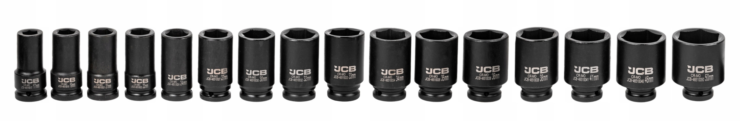 DEEP IMPACT SOCKET SET FOR 3/4" PNEUMATIC WRENCH 17-50MM 16el JCB Manufacturer code 61737
