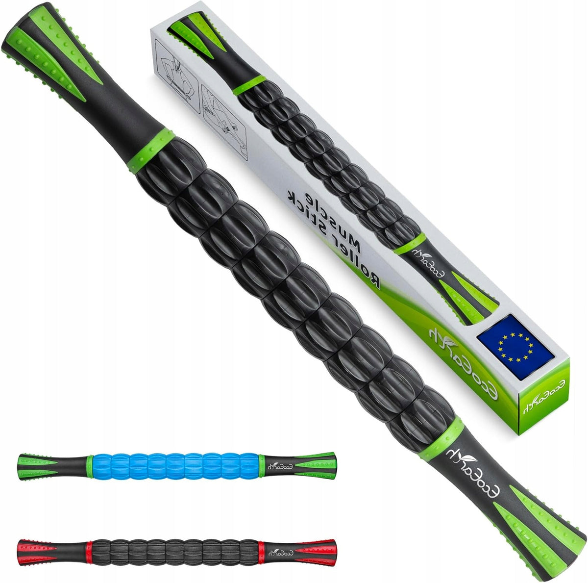 DEEP MASSAGE AND LYMPHATIC DRAINAGE ROLLER WITH 9 ROLLERS