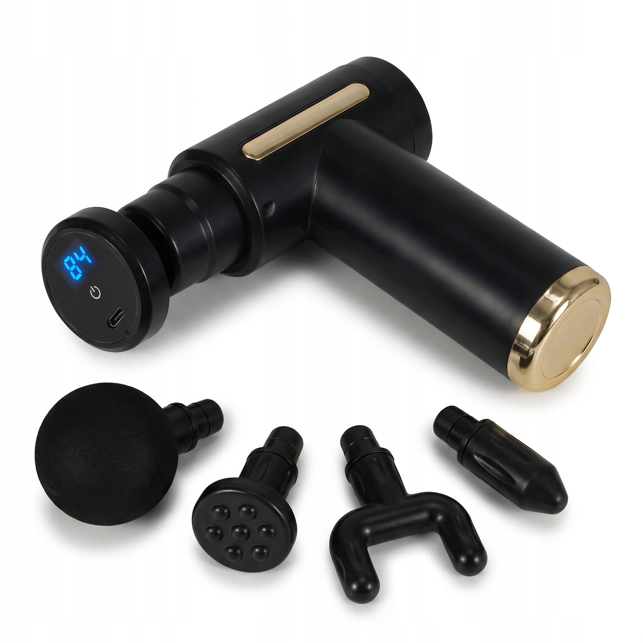 DEEP TISSUE MASSAGE GUN MUSCLE MASSAGER 6 SPEED USB-C