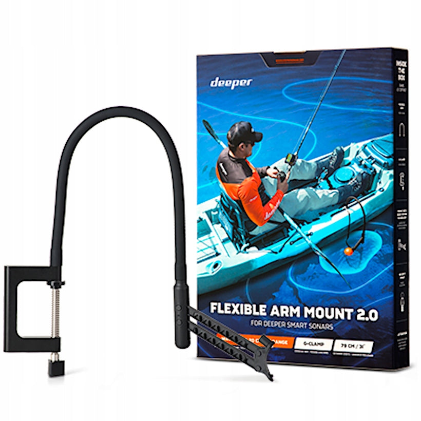 DEEPER Flex Arm Holder for Pro 2 Chirp Plus 3 4 Boat Boats Brand Deeper