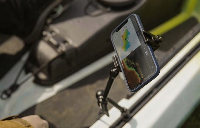 DEEPER holder for Smartphone Phone Echo Sounder Probe Kayak Pontoon Boat Manufacturer code 37134