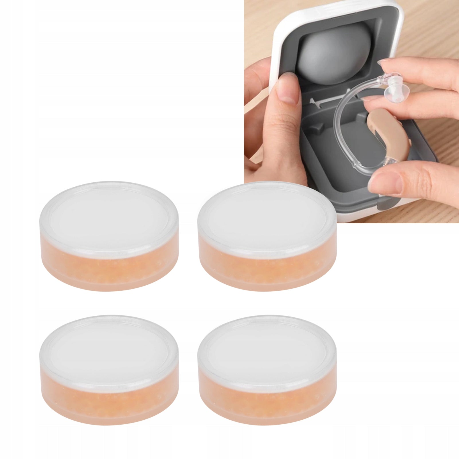 DEHUMIDIFICATION CAPSULES SET OF 4 FOR HEARING AIDS Packaging status original