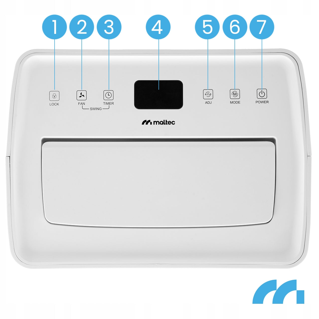 DEHUMIDIFIER 20L/24H MOISTURE ABSORBER PURIFIER WIFI HYGROSTAT Dominant color white