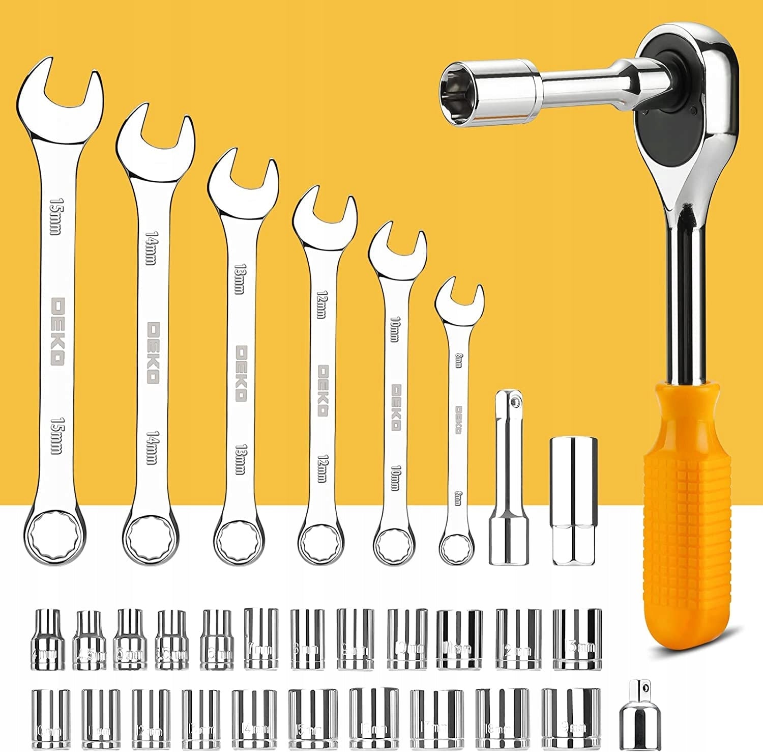 DEKO Toolkit 228 Elements For Home and Workshop Brand DEKO