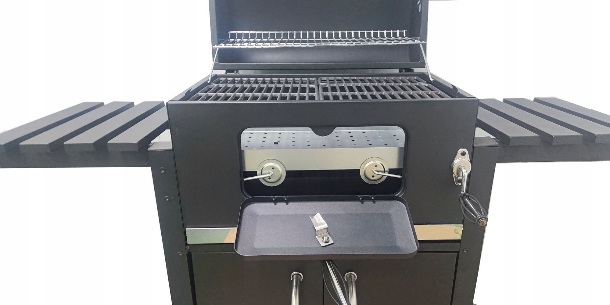 DEKRAFT ANGULAR CHARCOAL GRILL WITH CAST IRON GRATE CABINET AND COVER!!! Manufacturer code DE-WA04-SZ