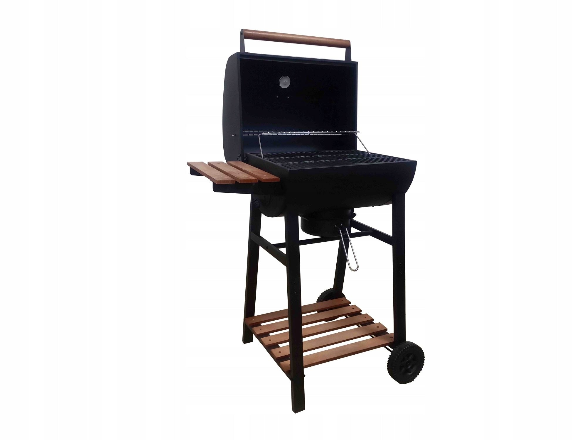 DEKRAFT CHARCOAL GRILL WITH CAST IRON GRATE ASHTRAY - CHIMNEY COVER Grate length 46 cm