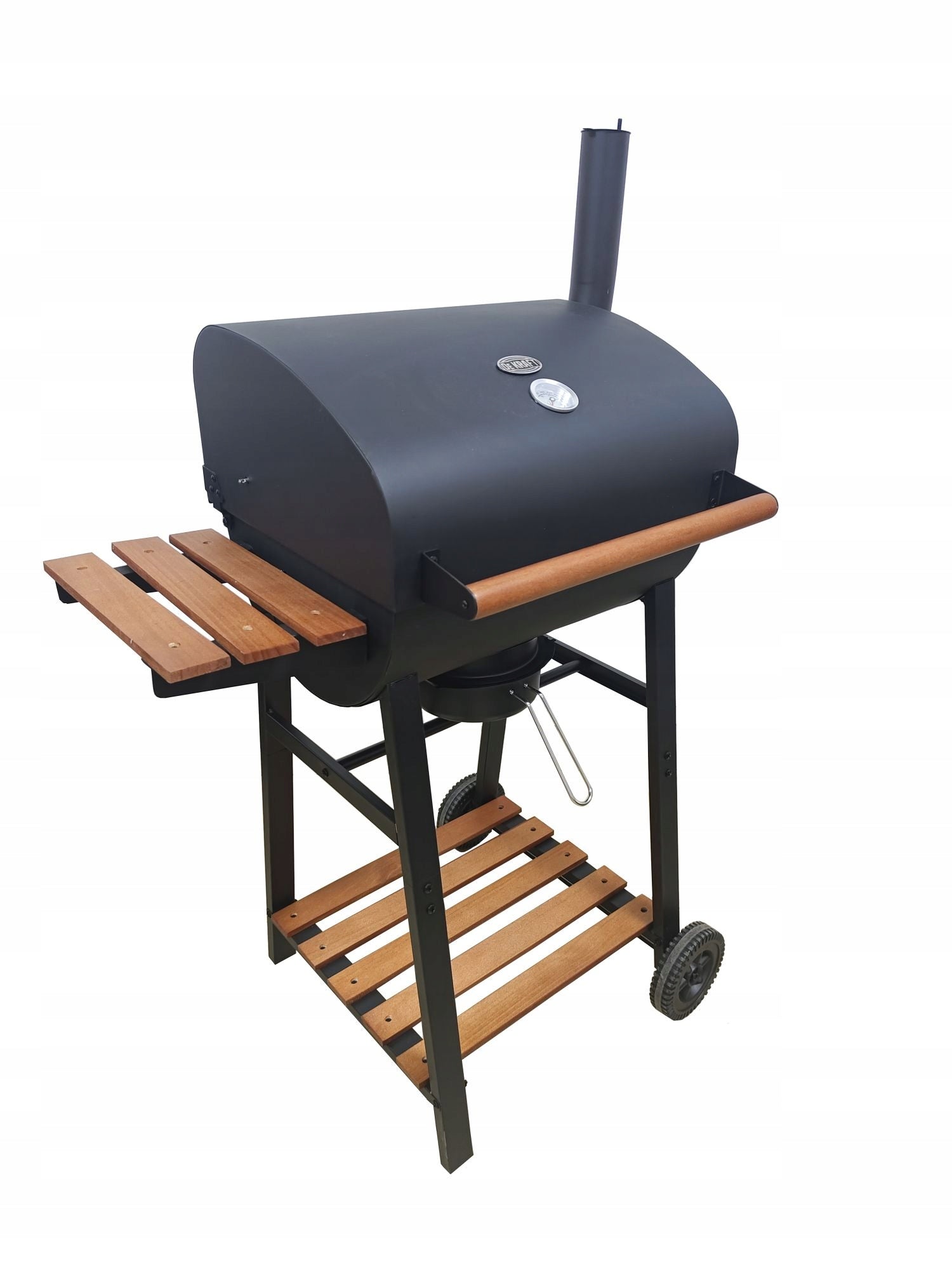 DEKRAFT CHARCOAL GRILL WITH CAST IRON GRATE ASHTRAY - CHIMNEY COVER Grill width 82 cm