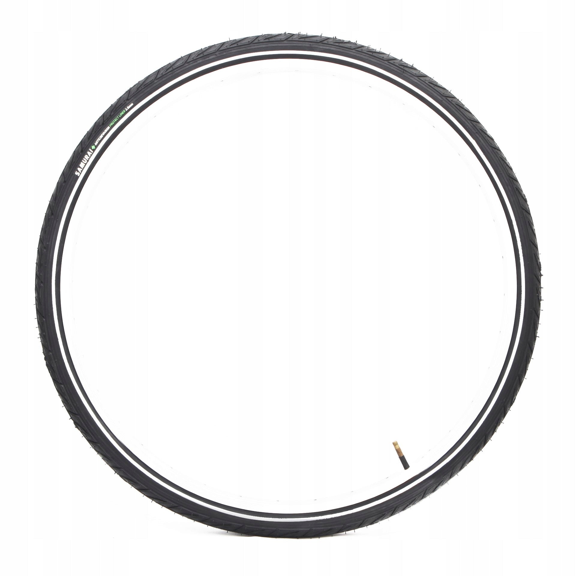 DELI 28x1.75 tyre with 2.5mm anti-puncture insert and reflective strip Brand Deli Tire