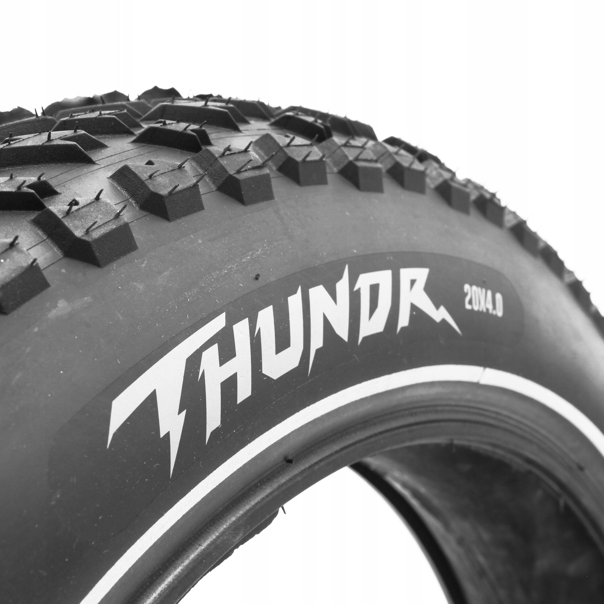 DELI Tire 20x4.00 SA-312 Thundr E-bike/Cargo Bike, Reflective Sidewall