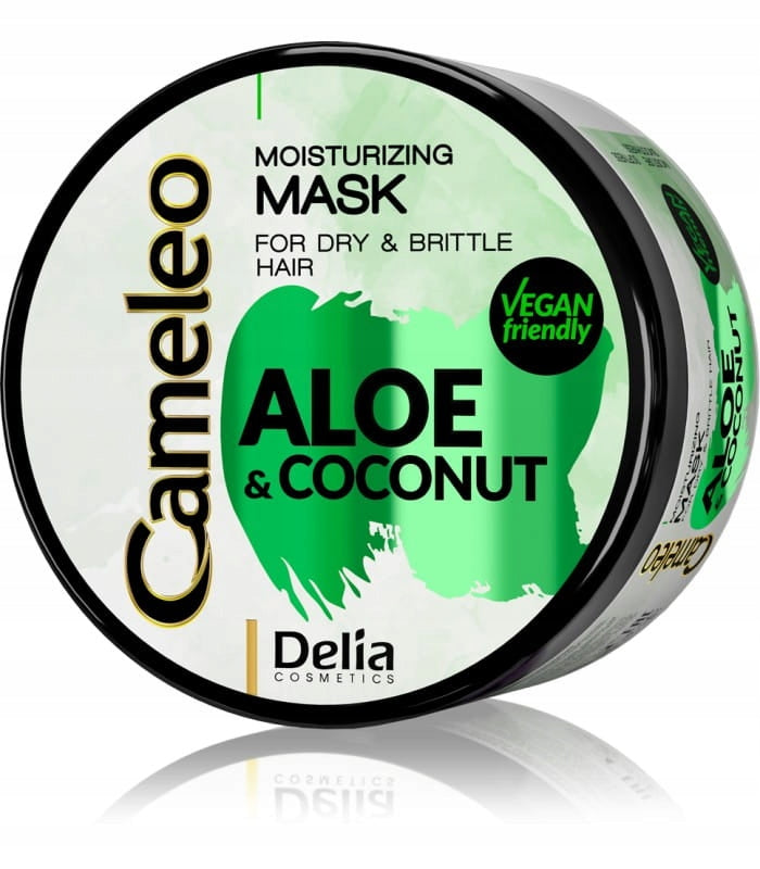 Feuchtigkeitsspendende Haarmaske mit Aloe und Kokosnuss Delia Cameleo, 200 ml 