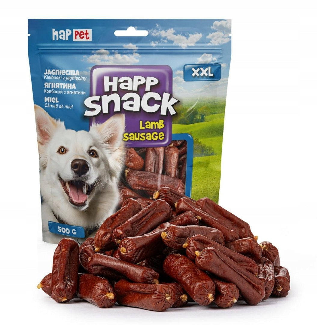 DELICACY TEETHER DOG FLAVOR LAMB SAUSAGES 500G