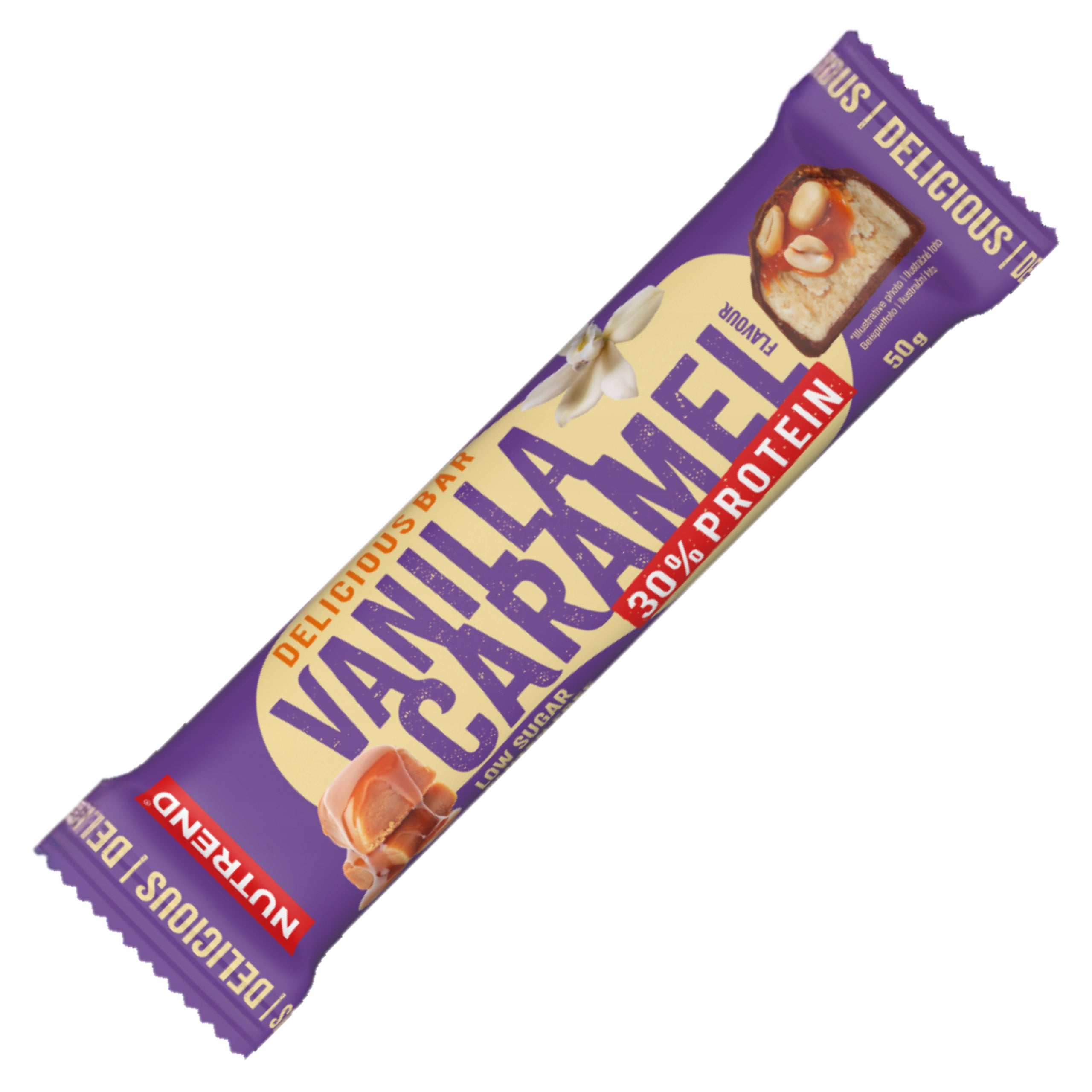 DELICIOUS BAR, 50 g vanilla+caramel Manufacturer code 8594017421375