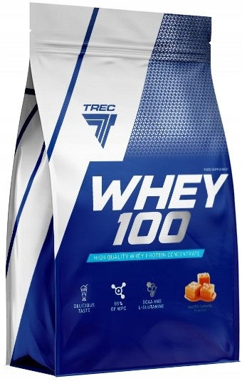 DELICIOUS PROTEIN WPC Trec Whey 100 900g PROTEINS FOR MASS MUSCLES FOR TRAINING