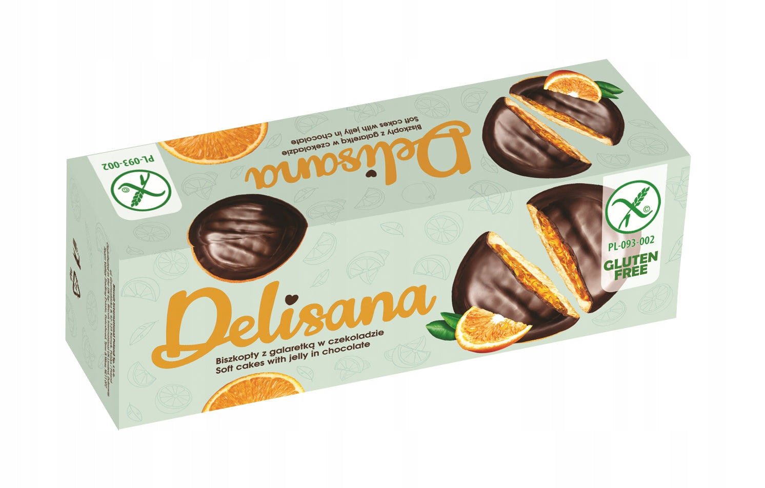 DELISANA delicacies Gluten-free biscuits with orange jelly 150g