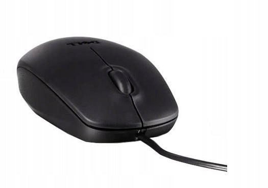 DELL Mouse Set, USB, 3 Buttons, Optical, Black, Circle, Logitech, 11D3V