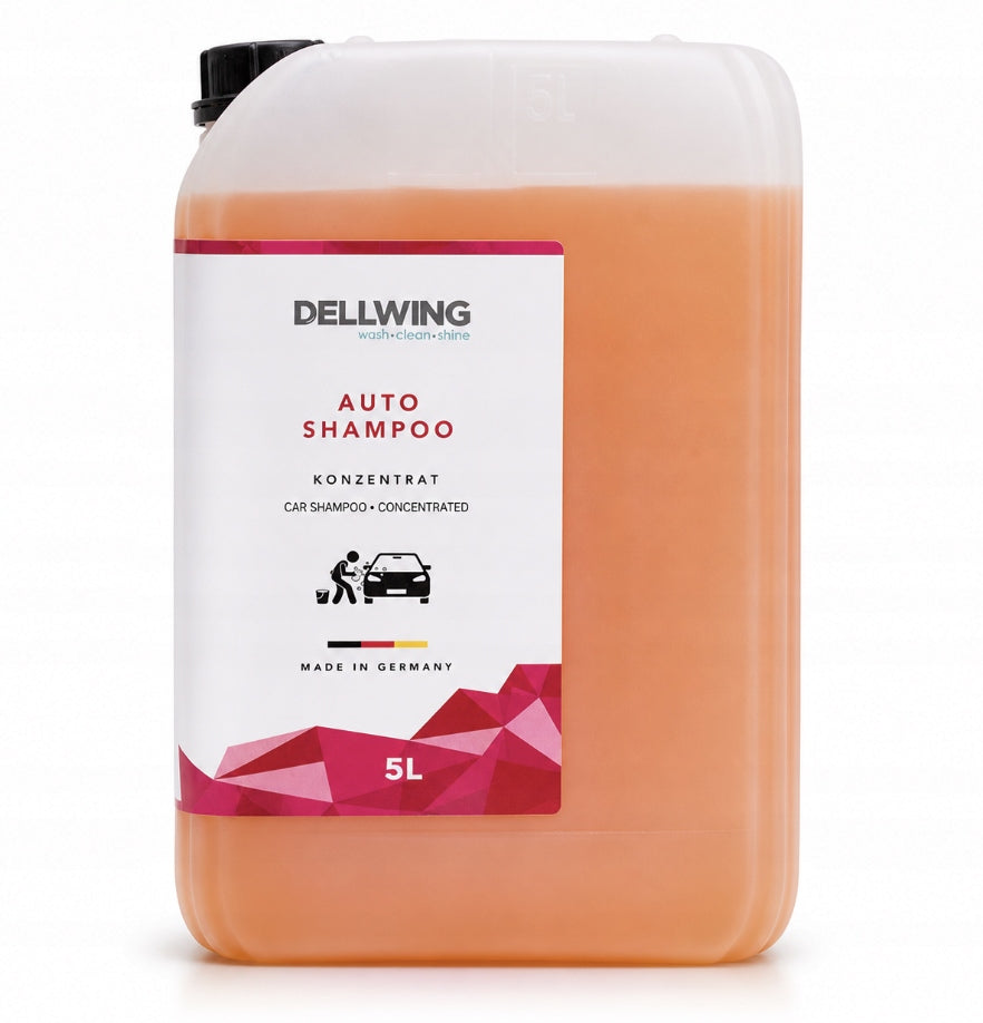 DELLWING CAR SHAMPOO 5L WASHING CONCENTRATE 1:100 ACTIVE FOAM