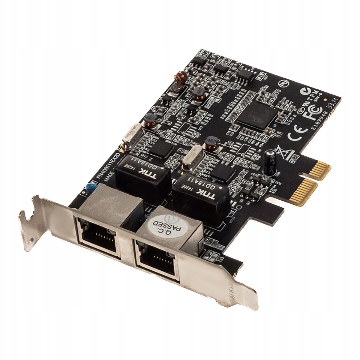 DELOCK PN408111EX2D DUAL RJ45 1Gbps PCIe x1 LP Manufacturer Delock