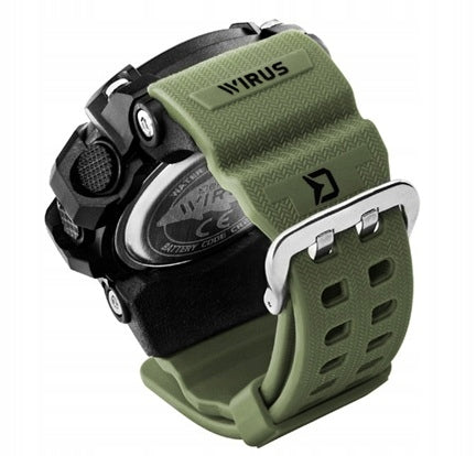 DELPHIN VIRUS Digital Fishing Outdoor Watch Brand Delphin