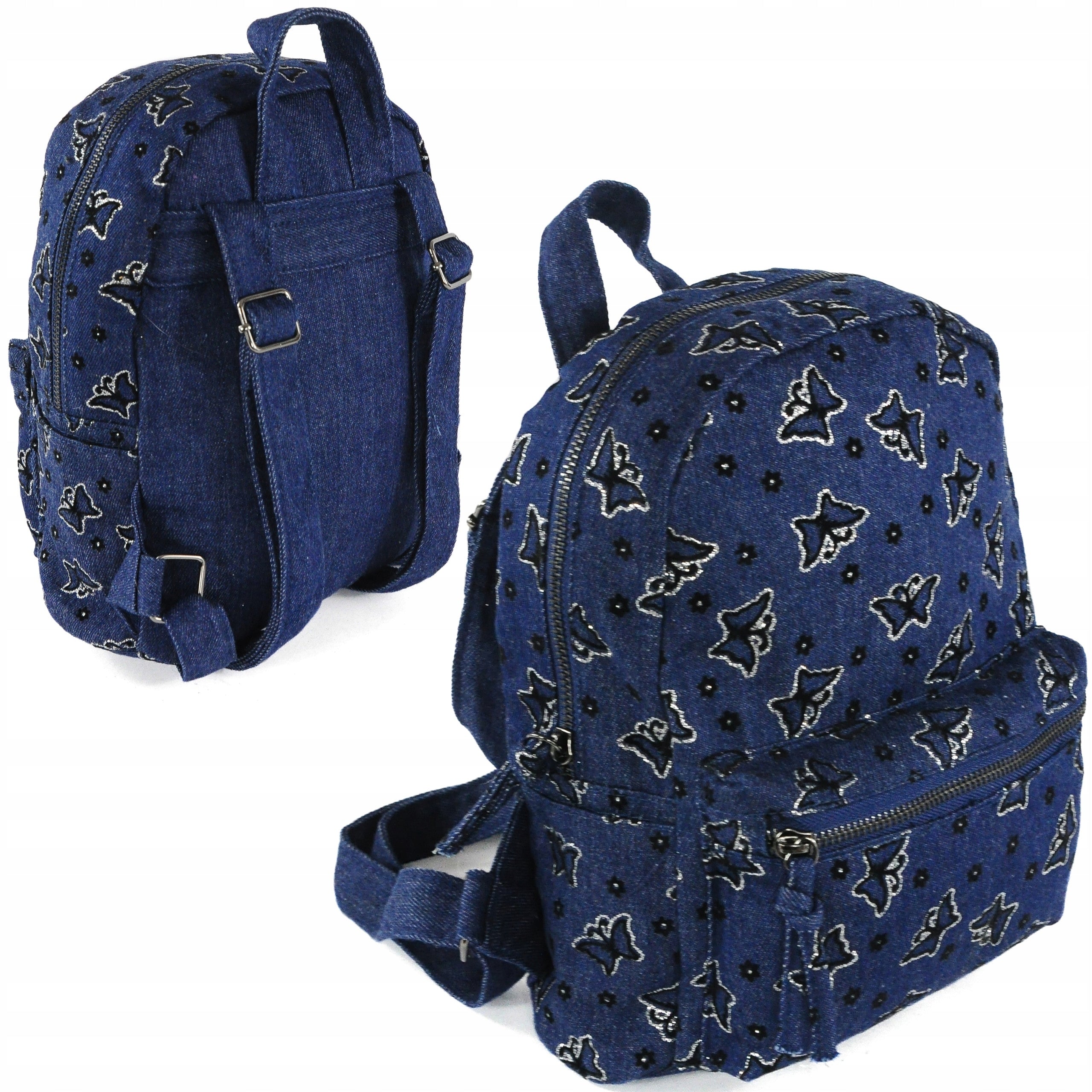 DENIM BACKPACK jeans boho vintage A5
