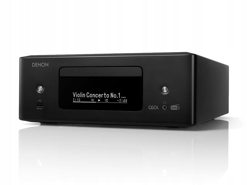 DENON RCD-N12 DAB Stereo Receiver with CD Black Bluetooth Stereo