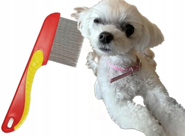 DENSE COMB FOR COMBING FLEA LICE FOR CAT DOG TICK FLEAS