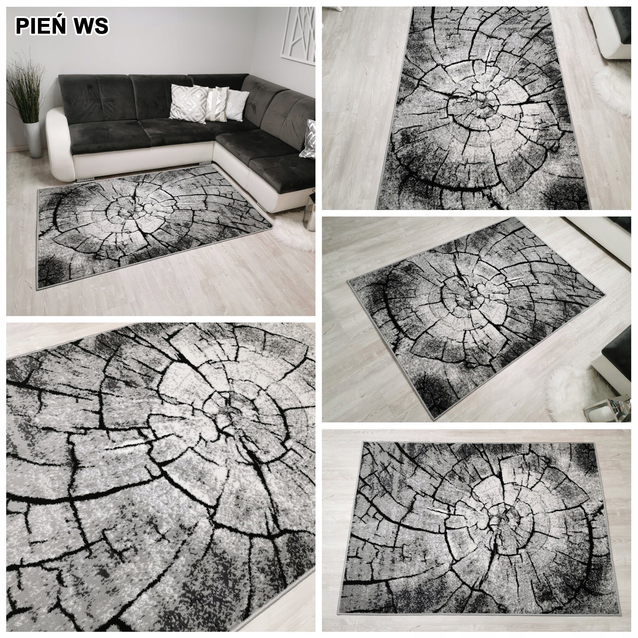 DENSE CONTEMPORARY CARPET 120x170 SOFT MIX OF DESIGNS Brand no brand