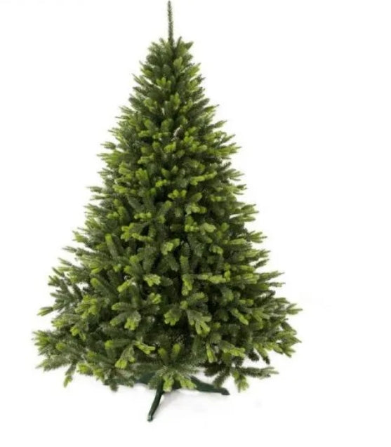 DENSE FLUFFY CHRISTMAS TREE ARTIFICIAL SIBERIAN SPRUCE 220cm + Stand