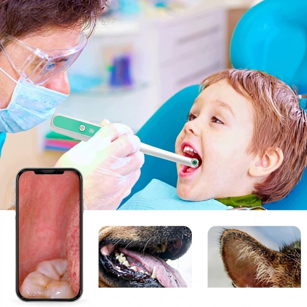 DENTAL CAMERA ORAL ENDOSCOPE 2560x1440P 8 LED ZOOM APPLICATION TEL Packaging status original