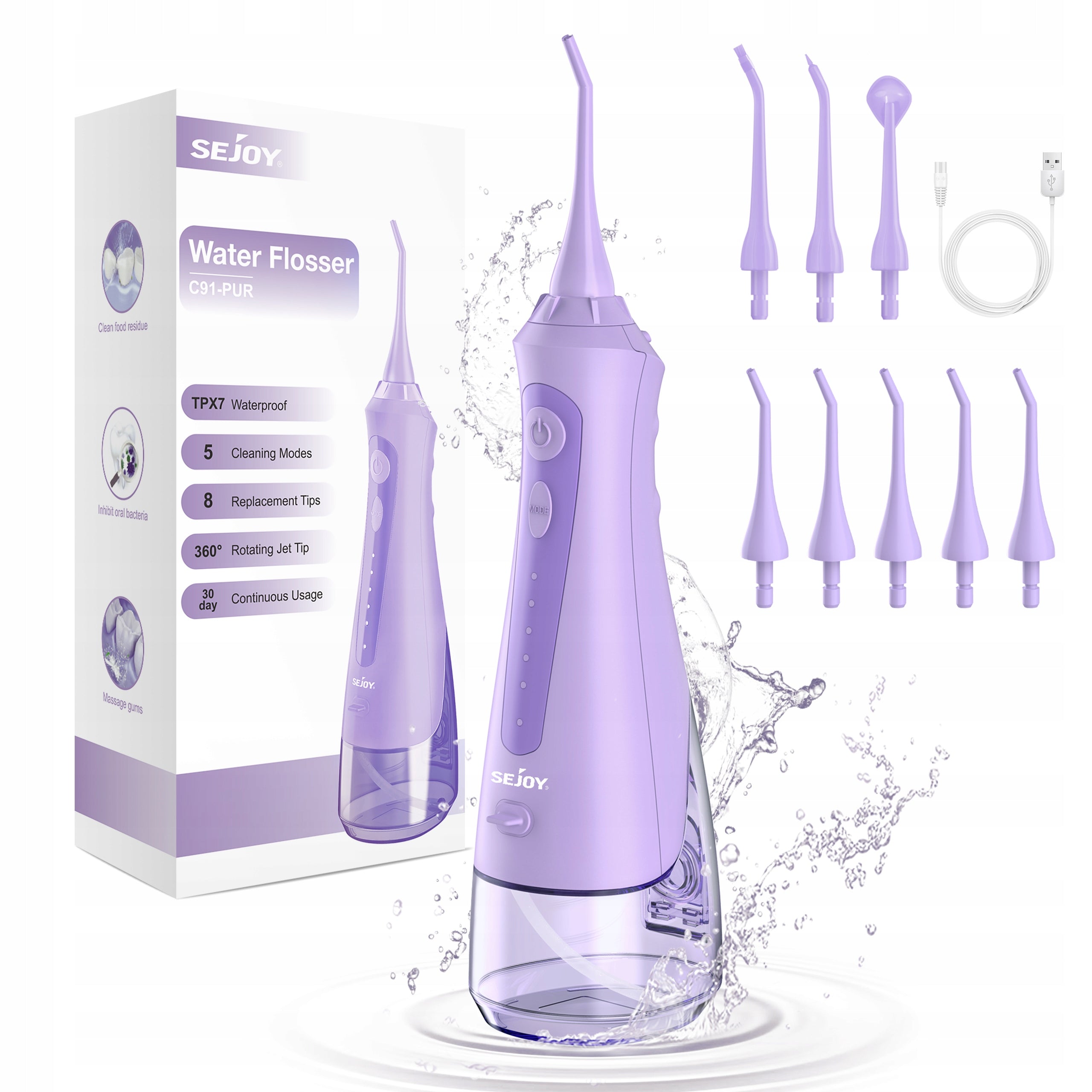 DENTAL IRRIGATOR WIRELESS 8 NOZZLES
