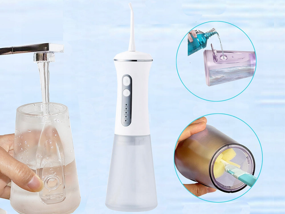DENTAL IRRIGATOR WIRELESS FOR ORAL TEETH LARGE CONTAINER DIY Packaging status original