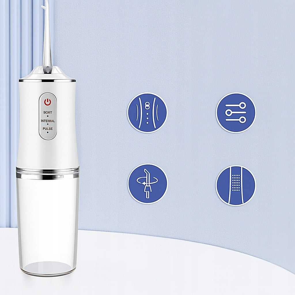 DENTAL IRRIGATOR WIRELESS IPX7 USB 3 MODES GUM MASSAGE 360 EAN (GTIN) 5905923223916