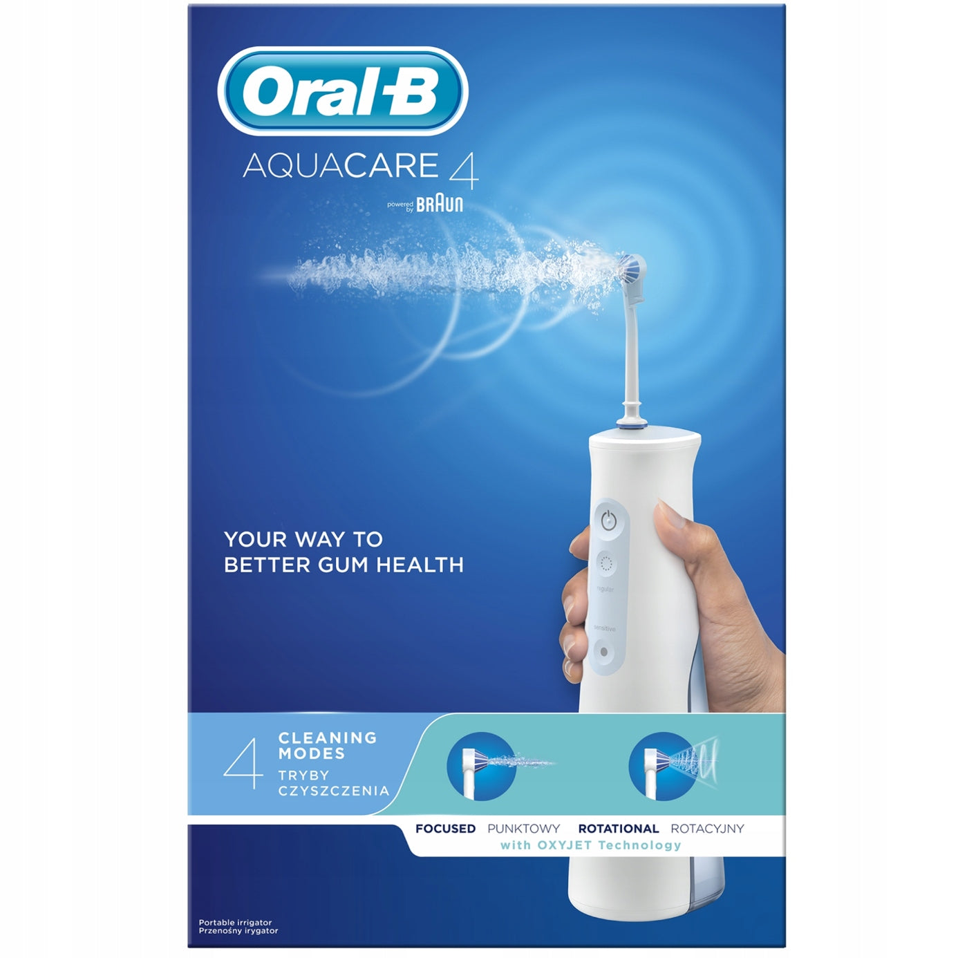 DENTAL IRRIGATOR WIRELESS ORAL-B AQUACARE 4 WHITE Model Aquacare 4