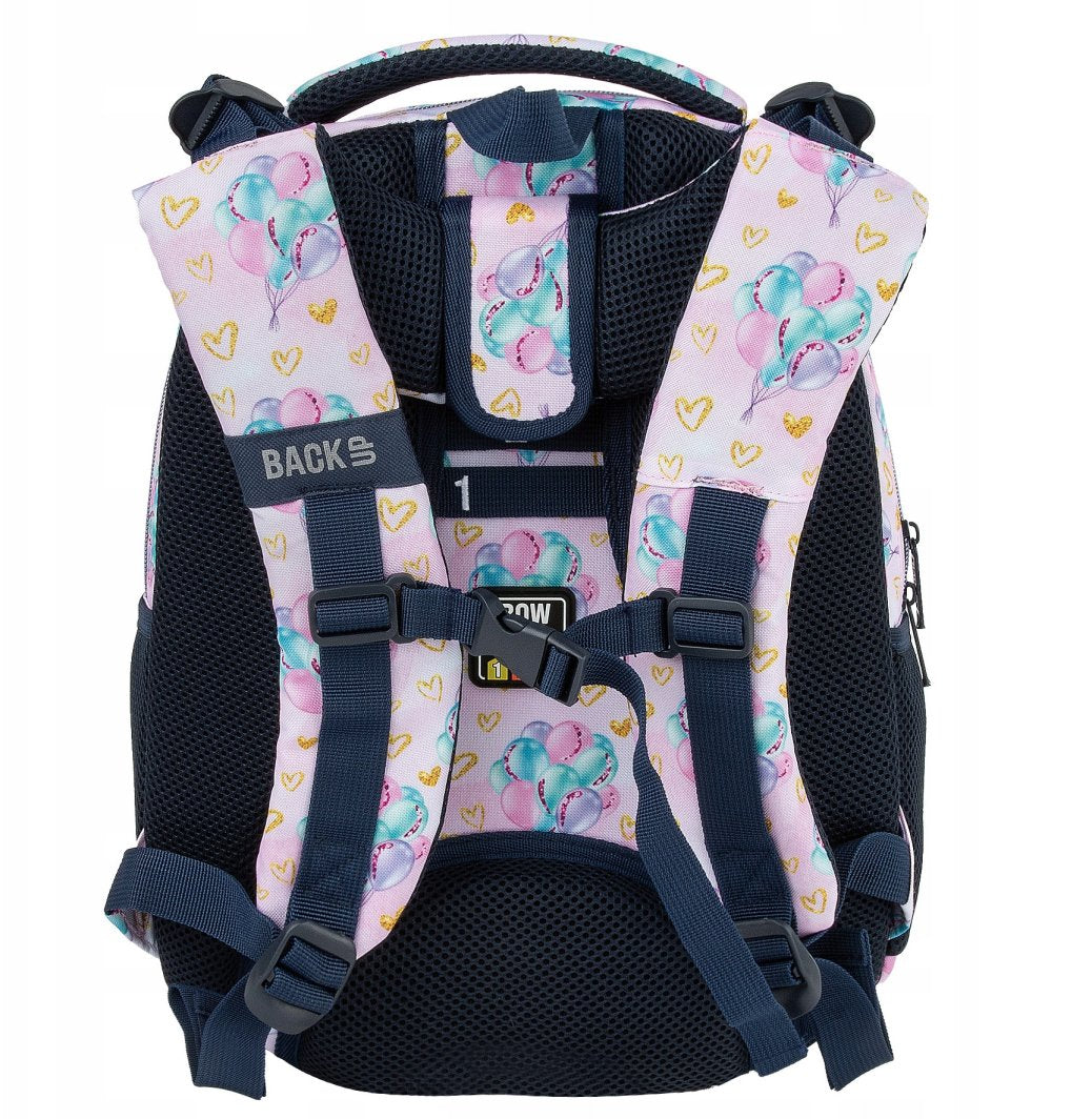 DERFORM School Backpack BackUP7 Balloons R41 Brand Back Up