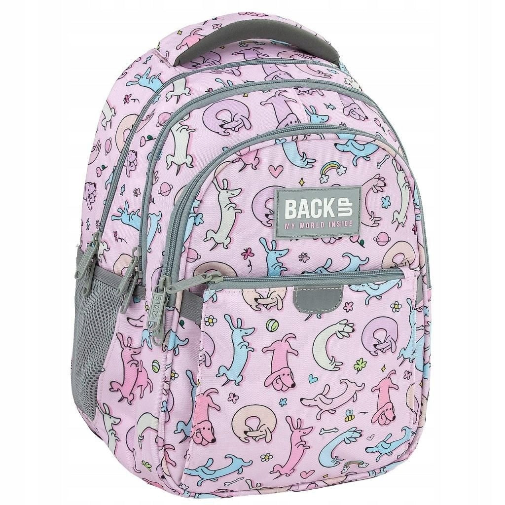 DERFORM School backpack BackUP7 Dachshunds P06