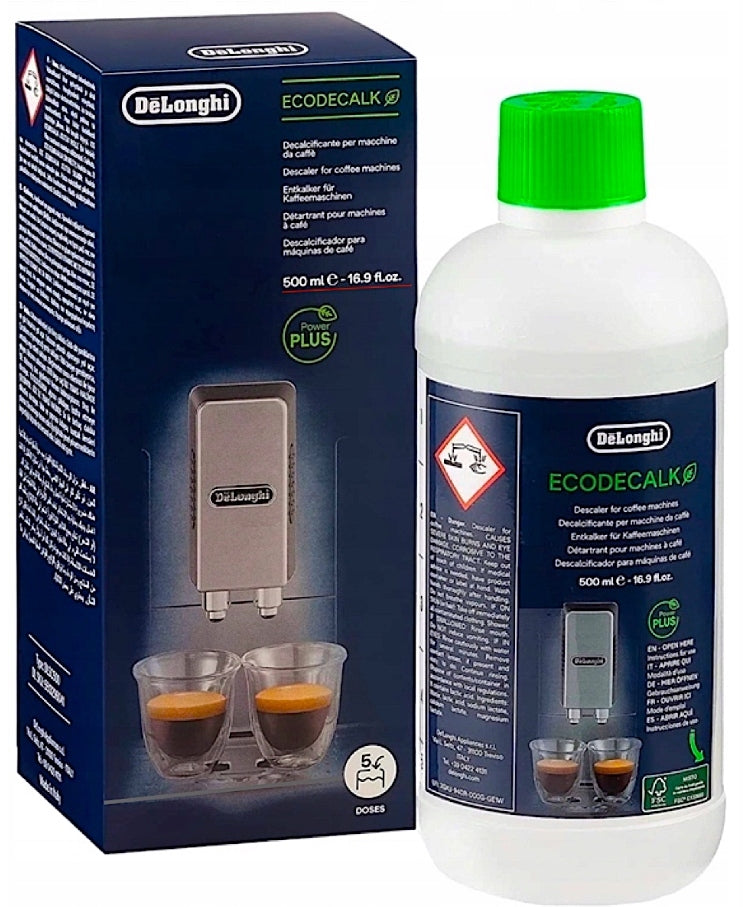 DESCALER 500ml + 3x Delonghi SER3017 DLS C002 ORIGINAL Packaging status original
