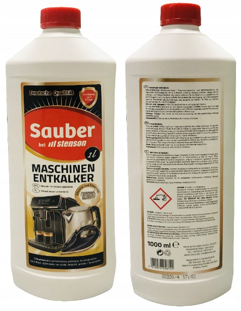 DESCALER FOR COFFEE MAKER FOR KETTLE CLEANER 1000ml 1L EAN (GTIN) 4012074056742