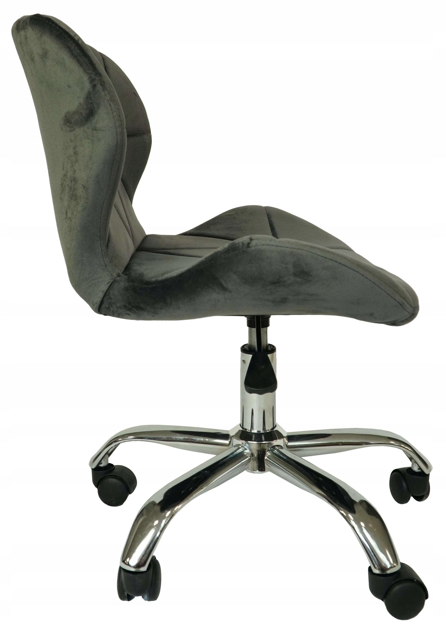 DESK CHAIR OFFICE CHAIR SWIVEL CHAIR VELOUR NERO C.POPIEL Brand Meble Moskała