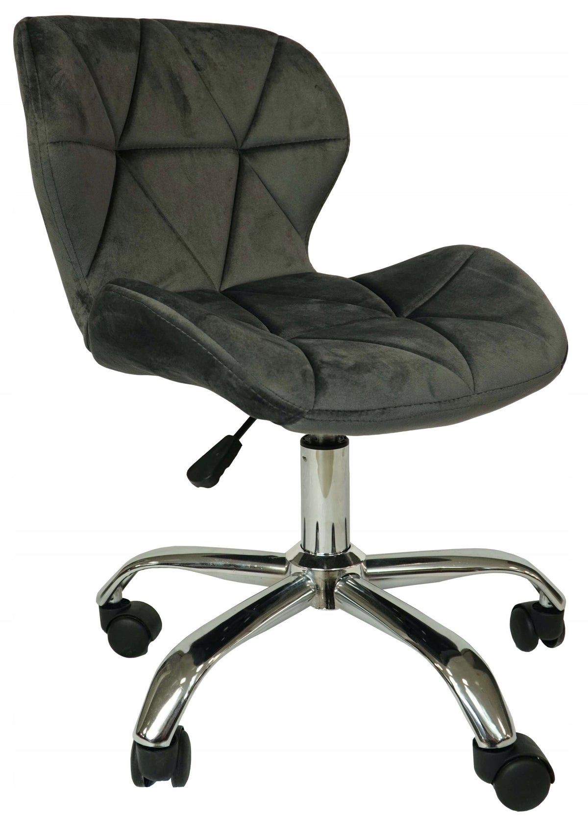 DESK CHAIR OFFICE CHAIR SWIVEL CHAIR VELOUR NERO C.POPIEL Kind rotary