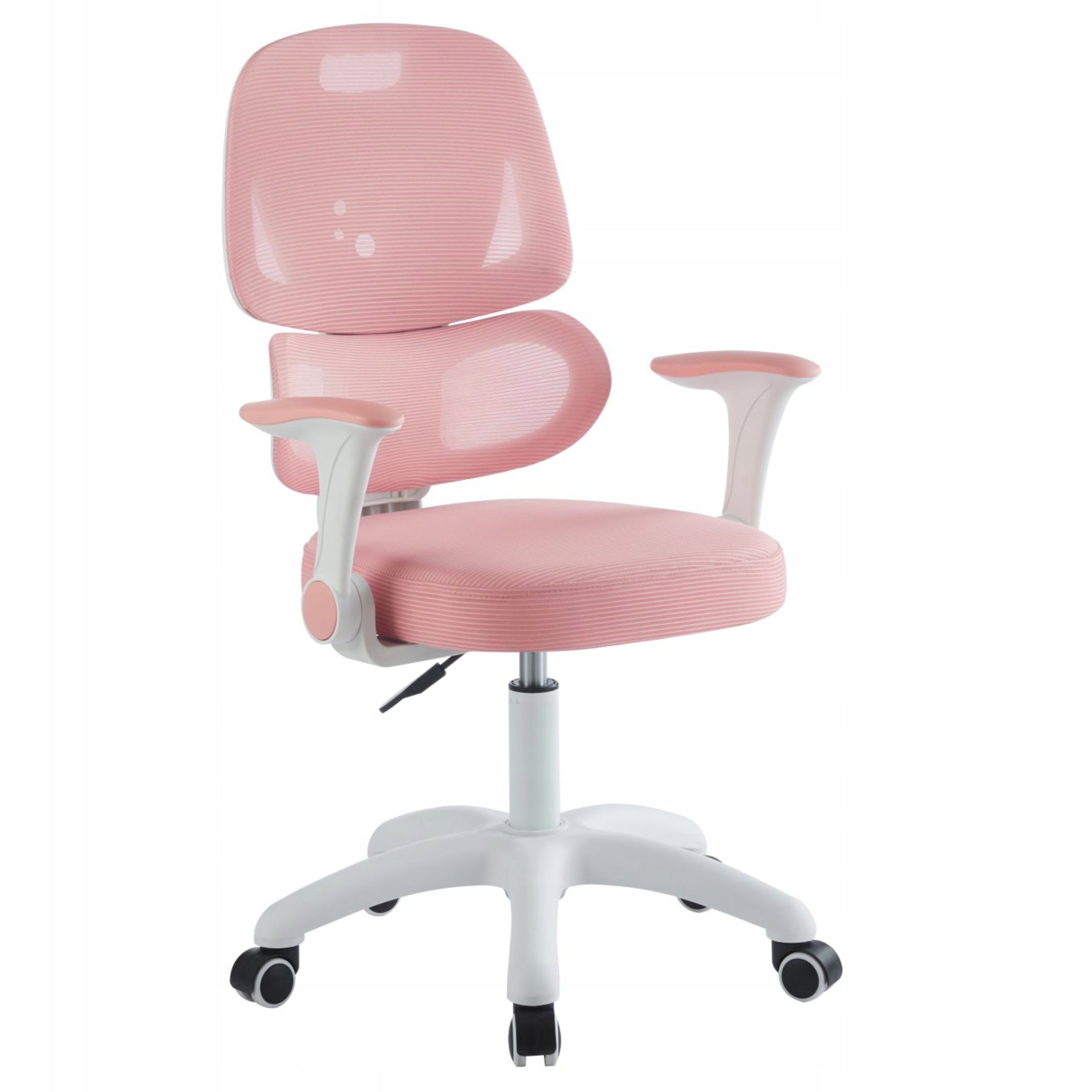 DESK CHAIR PINK SWIVEL FOR CHILDREN ARMCHAIR PINK WHITE Manufacturer code FB 28-FX RÓŻOWY