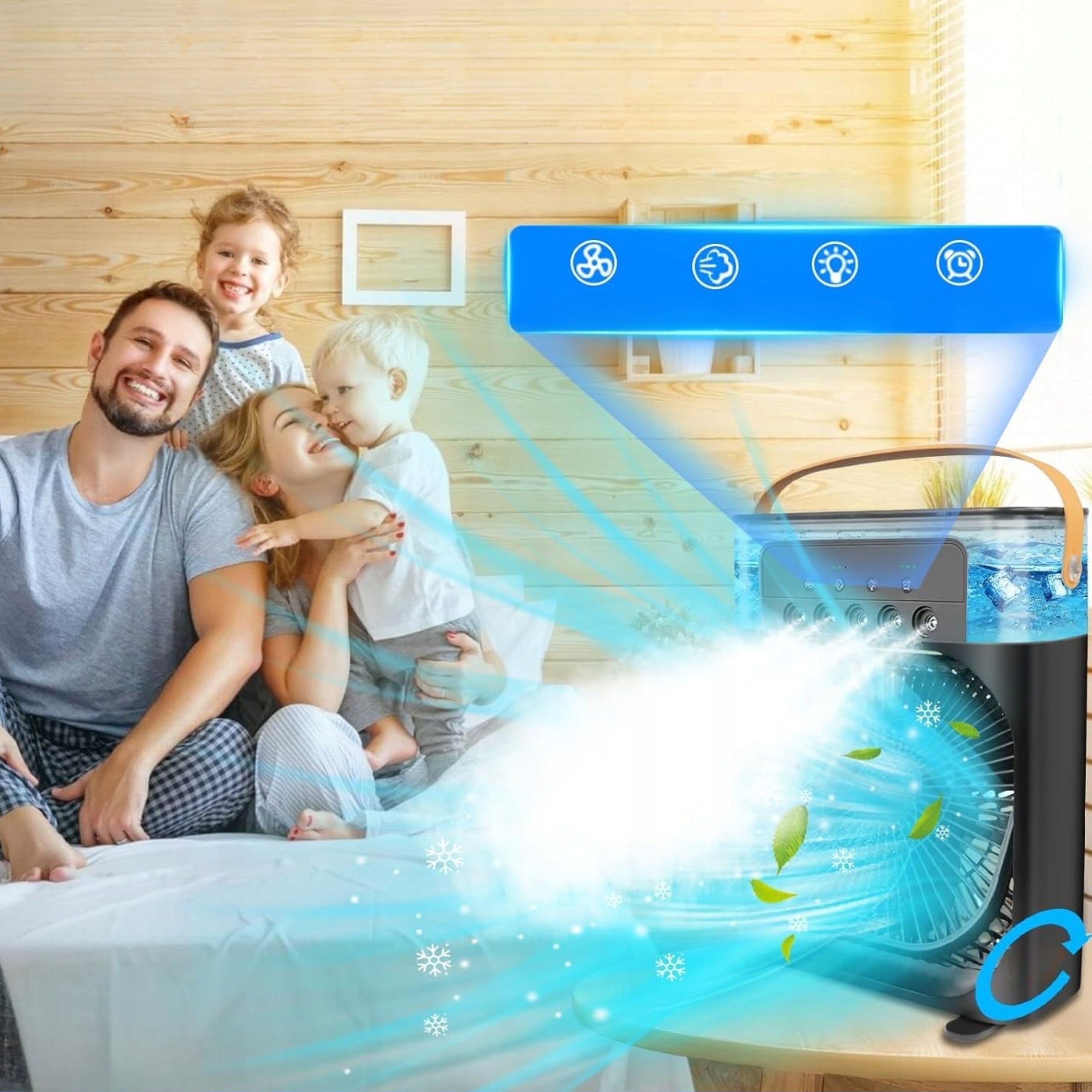DESK FAN COLUMN FAN ROOM AIR CONDITIONER MIST WATER Brand no brand