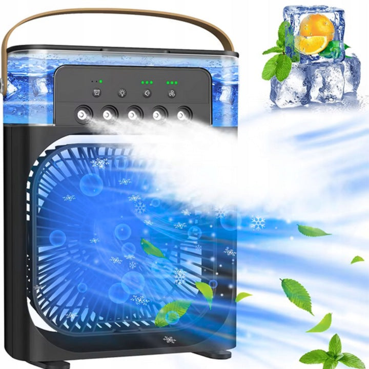 DESK FAN COLUMN FAN ROOM AIR CONDITIONER MIST WATER Functions timer fast cooling