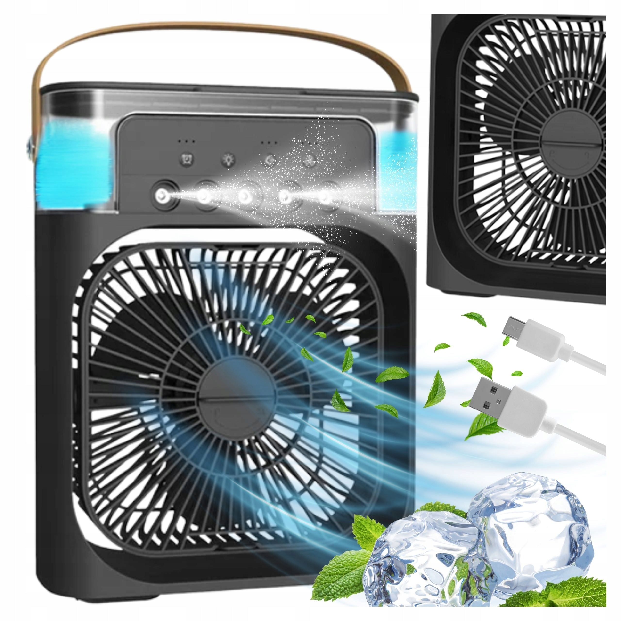 DESK FAN COLUMN FAN ROOM AIR CONDITIONER MIST WATER